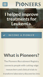 Mobile Screenshot of pioneersresearch.org